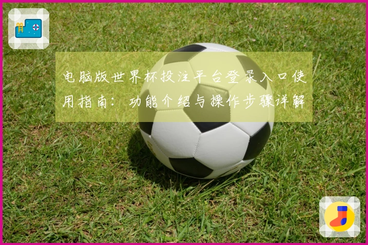 电脑版世界杯投注平台登录入口使用指南：功能介绍与操作步骤详解